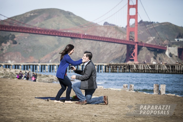 Photo Justin and Rachele’s Golden Gate Bridge Proposal!