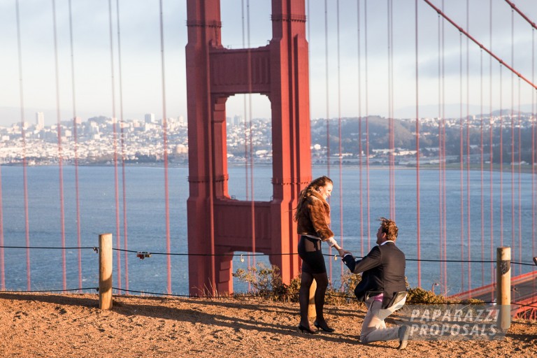 Photo San Francisco Golden Gate Bridge Proposal Photography – Morten & Sanela