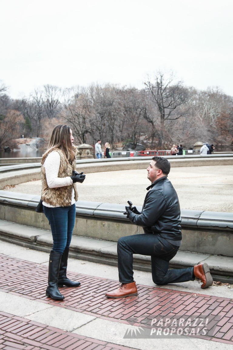 Photo Proposal Ideas – Central Park Serenade Proposal – Mathew & Maia