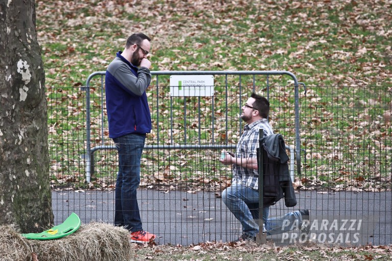 Photo Dan and Ryan’s surprise Central Park proposal!