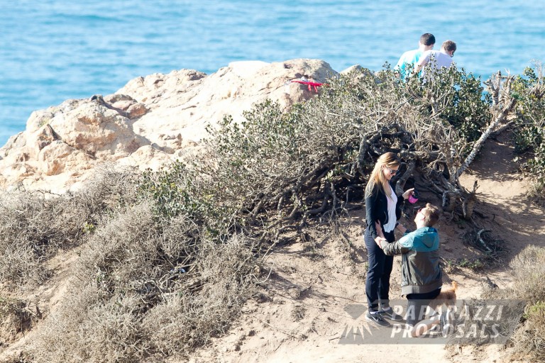 Photo Evan and Kathryn’s beautiful Malibu beach proposal