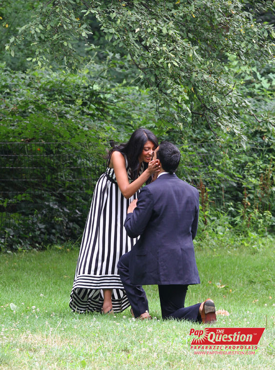 Photo Mayank and Lisa’s Central Park engagement NYC