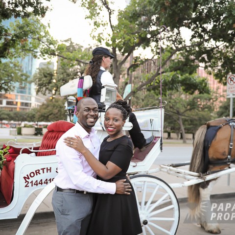 Idong and Umeme's Horse and Carriage Proposal
