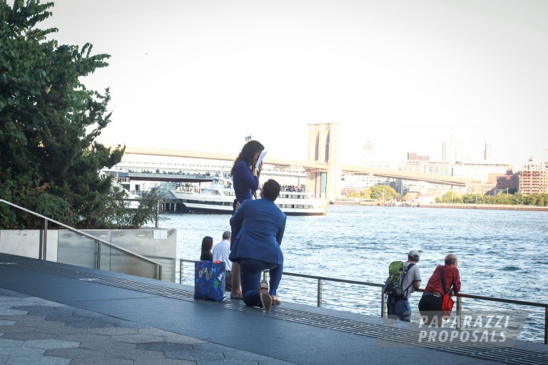 Photo New York Riverside Surprise Proposal: Ivan and Joanna
