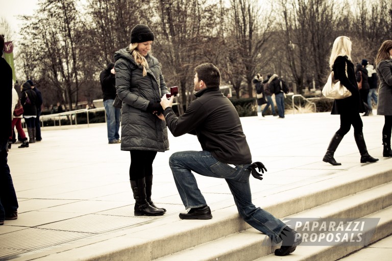 Photo Jeremy and Tiffany’s beautiful Chicago proposal.