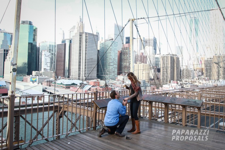 Photo Joe and Virginia’s Brooklyn bridge Paparazzi Proposals