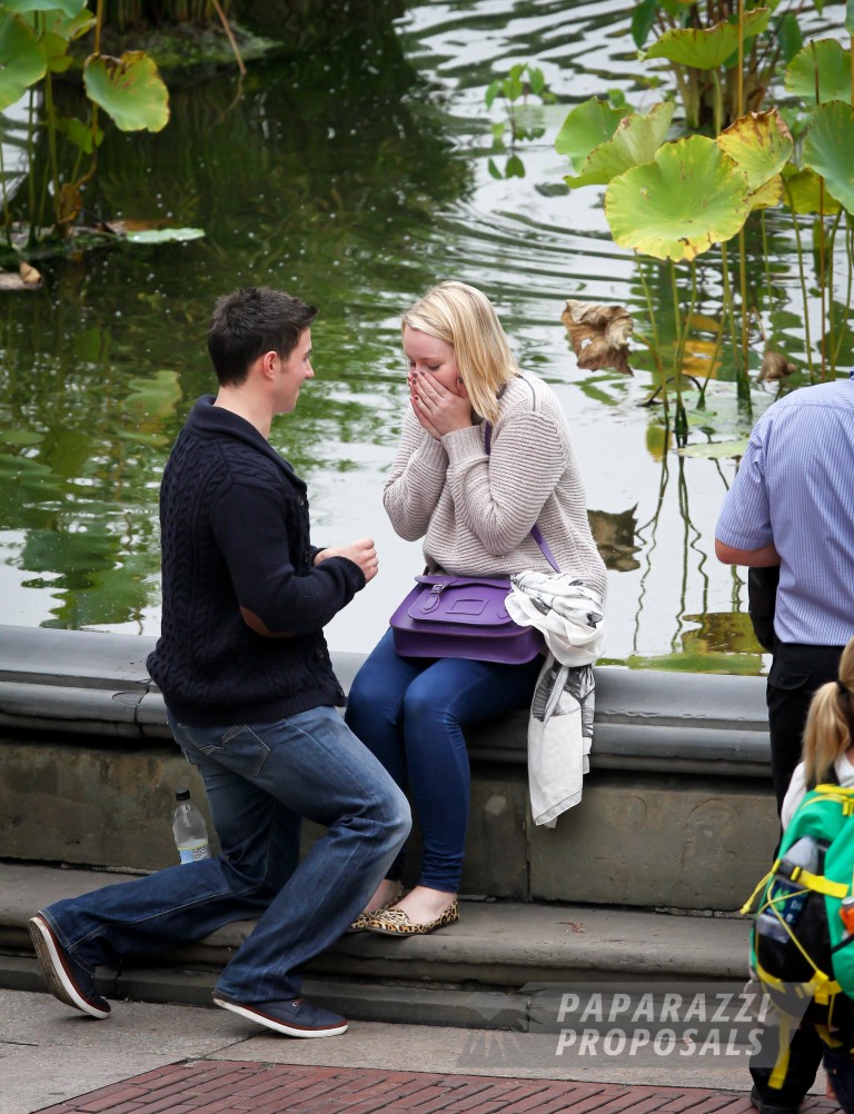 Photo John and Chloe’s New York proposal.