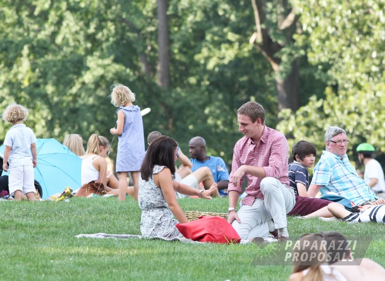Photo Michael and Eve’s Sheep Meadow picnic proposal