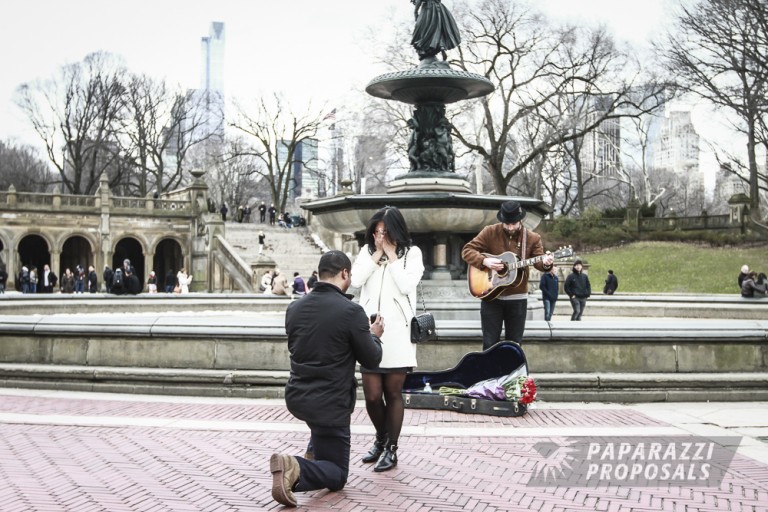 Photo New York City Proposal | Rahim and Ria’s Central Park Proposal!