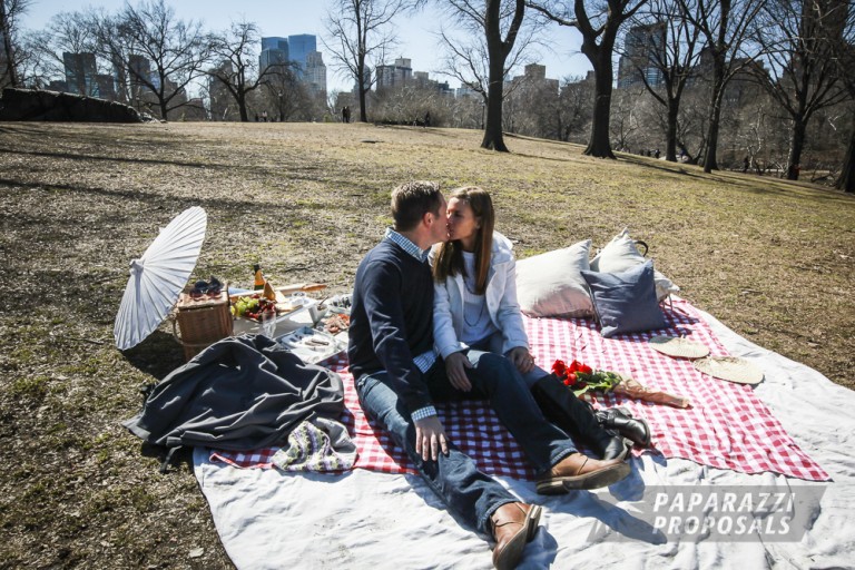 Photo Todd & Amy’s Perfect Picnic Proposal in Central Park, NYC