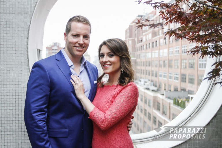 Photo NYC Surprise Engagement Photography – Mike & Lili’s Maritime Hotel Rooftop Proposal