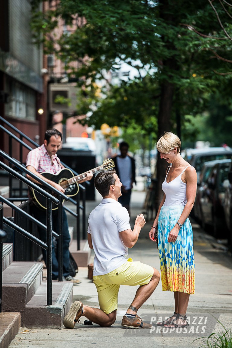 Photo Nick turned a tour of their old neighborhood into a surprise proposal, NYC