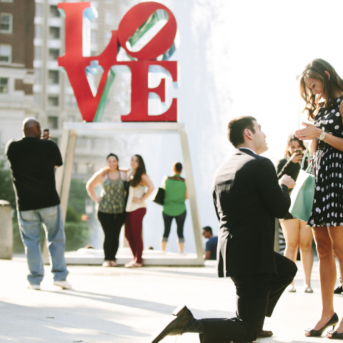 Nick and Chantel’s Love Park Proposal