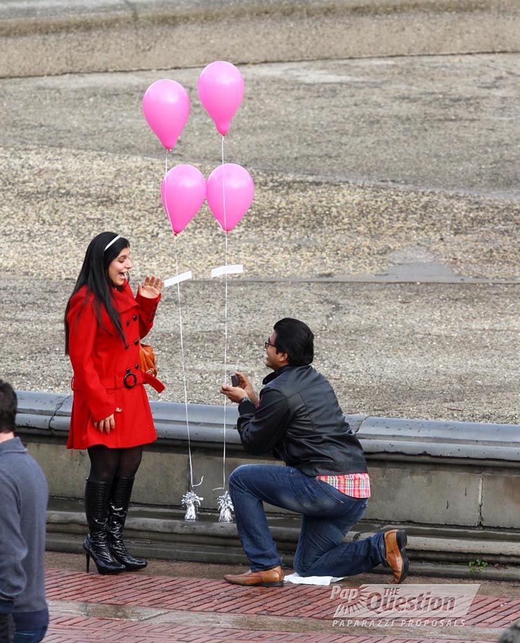 Photo Sid and Radhika’s New Year’s eve central park proposal.