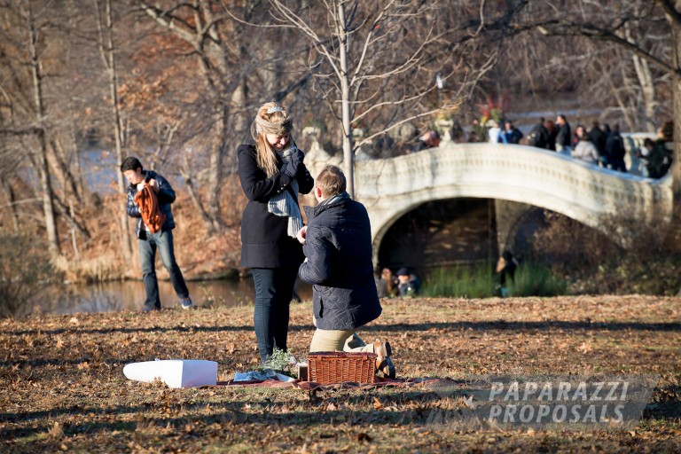 Photo Rob and Catherine’s amazing New York weekend Paparazzi Proposal.