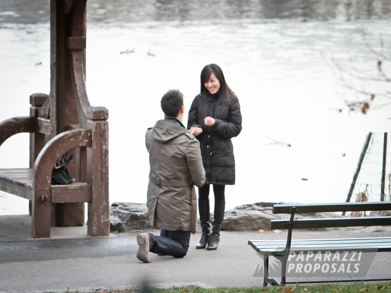 Photo William and Sarah’s Paparazzi Proposal in Central Park.