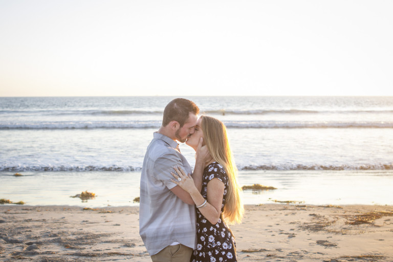 Photo San Diego Proposal Photography: Nick’s Sunset Beach Proposal