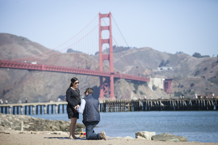 Photo San Francisco Surprise Engagement Photography