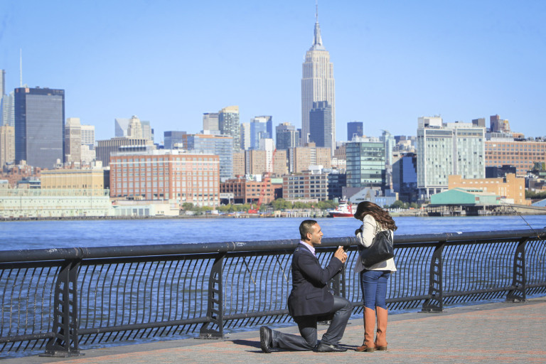 Photo NYC Proposal Photography: Ian’s Hoboken Proposal