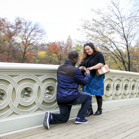 Pierre's Bow Bridge Marriage Proposal