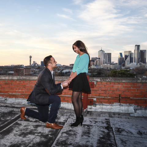 Amar's Dallas Rooftop Marriage Proposal