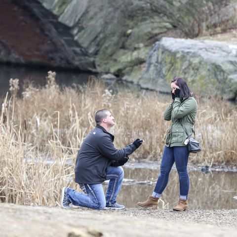 Jeffrey's New York Marriage Proposal| Gapstow Bridge