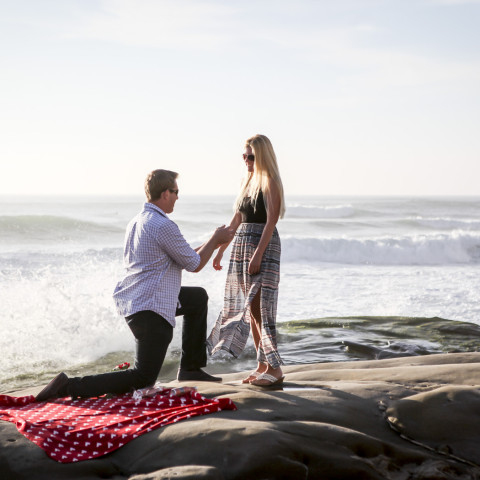 San Diego Proposal Photography| Cody's Beach Proposal