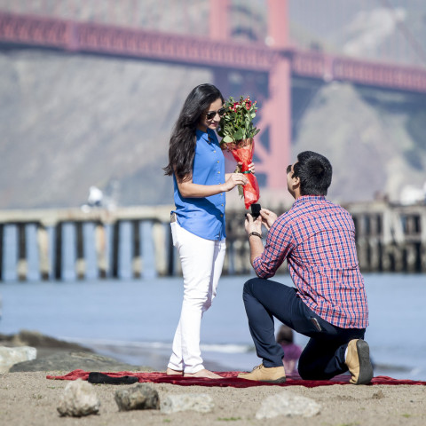 San Francisco Proposal Photography | Atharva and Purva