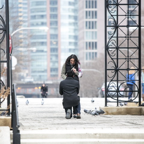 Chicago Proposal Photography| Nisant and Dhruvy