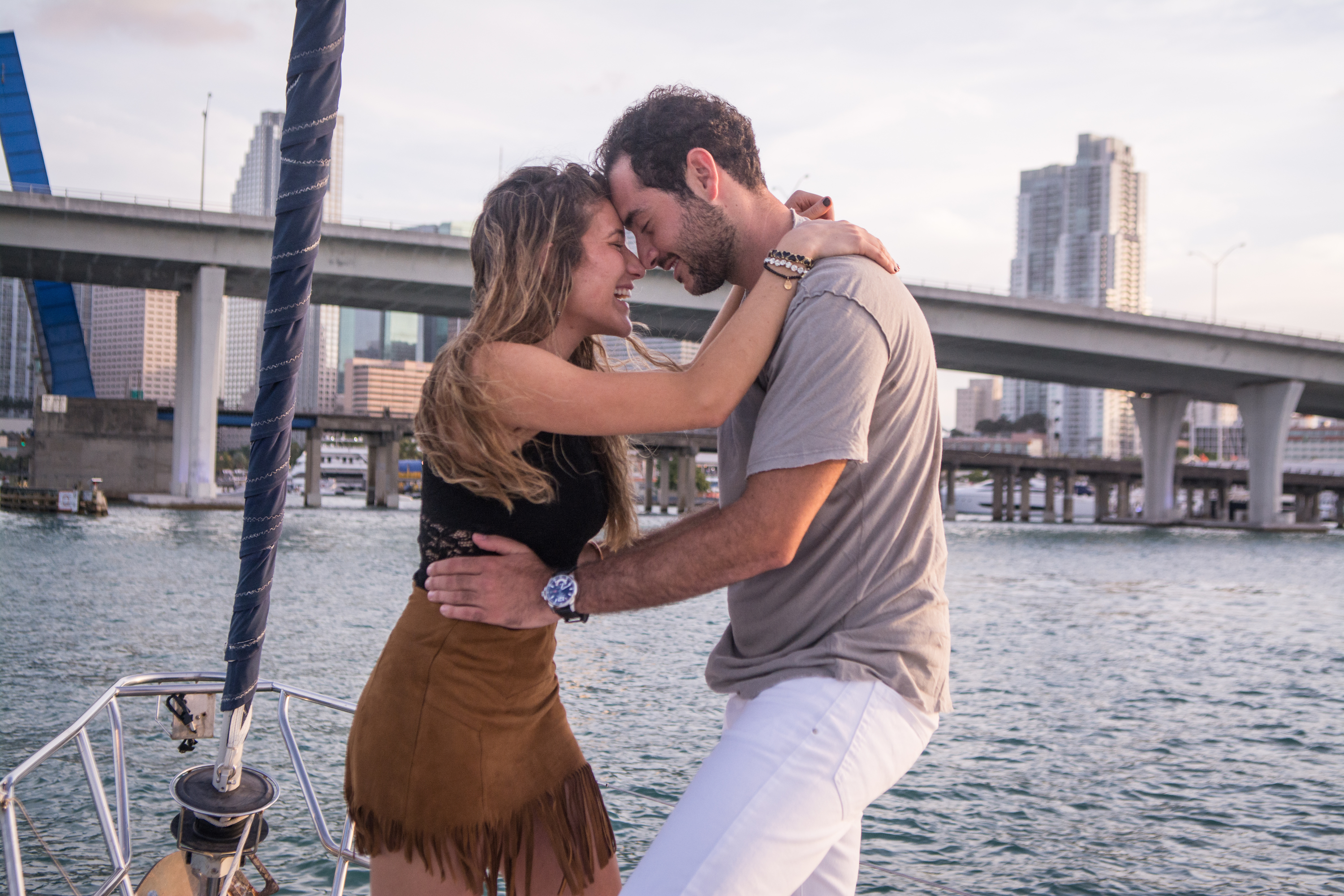 How to Propose in Miami: Boat Ride