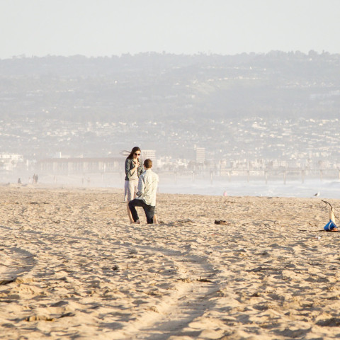 Los Angeles Proposal Photography| Christopher's Beach Proposal