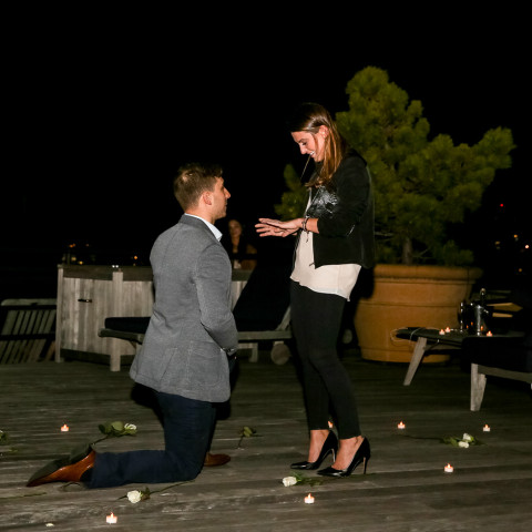 New York Proposal Photography| Kevin's Rooftop Proposal