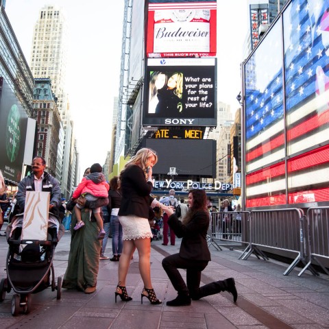 New York Proposal Photography| Gabrielle and Breanna