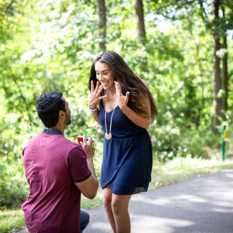 Charlotte Proposal Photography| Rohit and Sarah