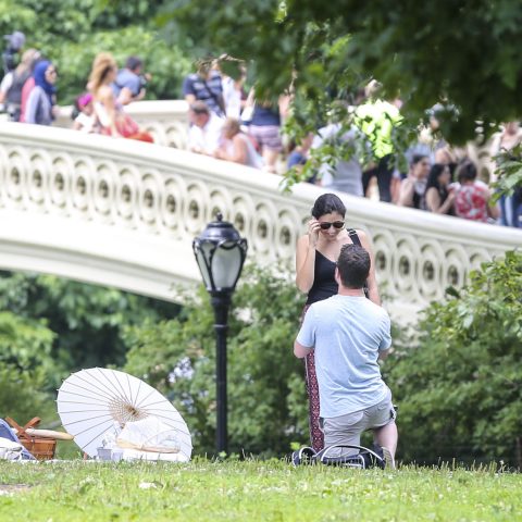 New York Proposal Photography| Thiago's Central Park Proposal