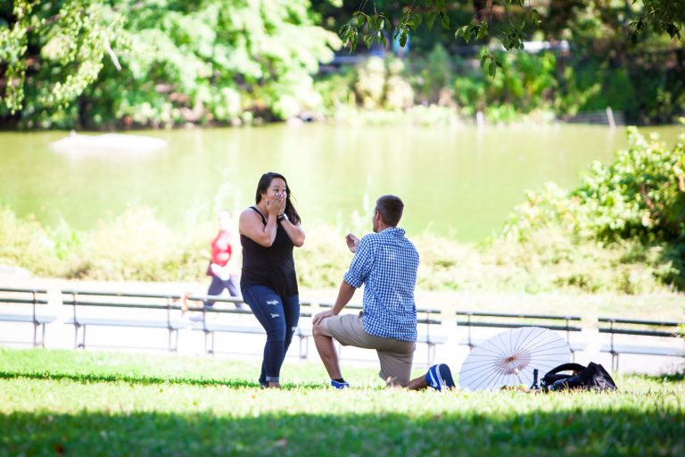 Photo Central Park Picnic Proposal: Matt and Aivy