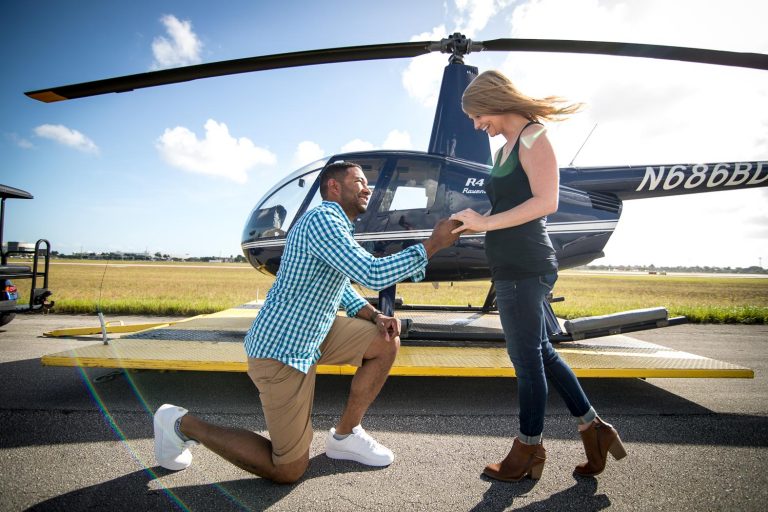 Photo Miami Marriage Proposal Ideas: Helicopter Proposals