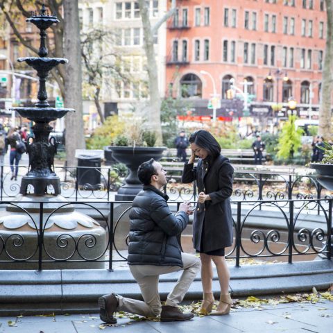 New York City Proposal Photography | Ravi and Courtney