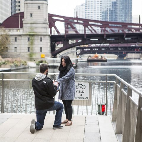 Chicago Proposal Photography | James and Allie