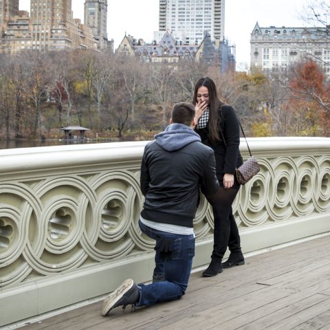 NYC Proposal Photography | Michael and Natalia