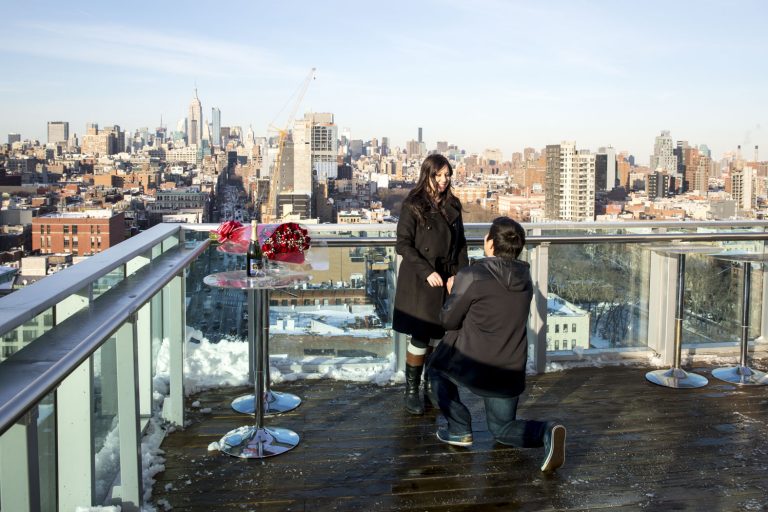 Photo Best Rooftop Proposal in New York: Mark and Siera
