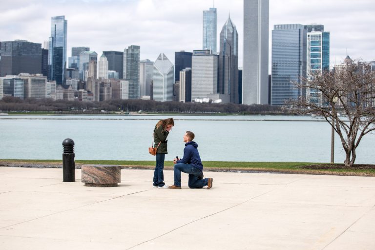 Photo Chicago Proposal Photography| Adam and Megan