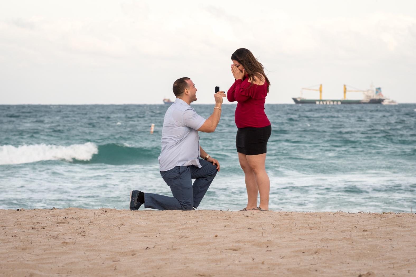 Fort Lauderdale Proposal Photography| Salvatore's Beach Proposal