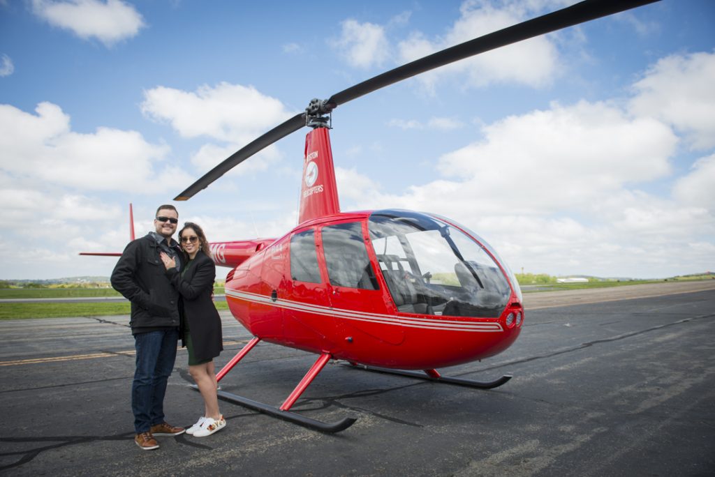 Photo Boston Helicopter Engagement Photography: Daniel and Cristina