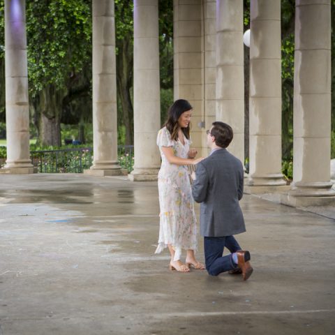 New Orleans Proposal Photography: Kevin's City Park Proposal