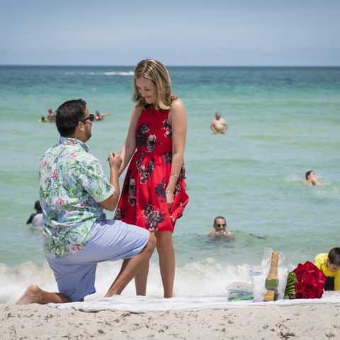 Daniel's Miami Beach Engagement Proposal Photography Session