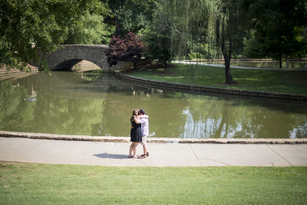 Photo Charlotte Engagement Proposal Photography: Ryan’s Freedom Park Proposal