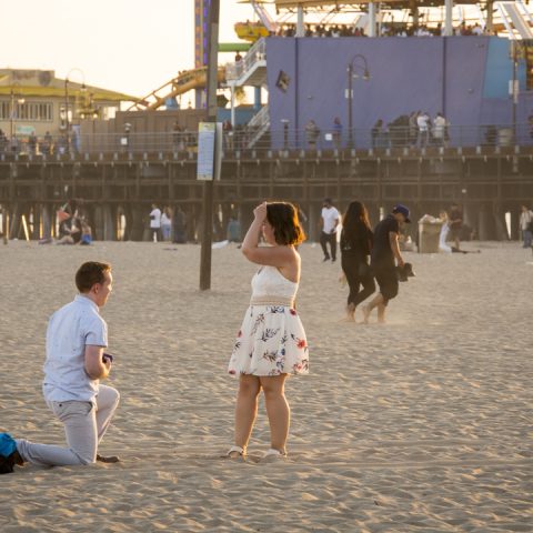 Santa Monica Engagement Proposals: Matt's Beach Proposal