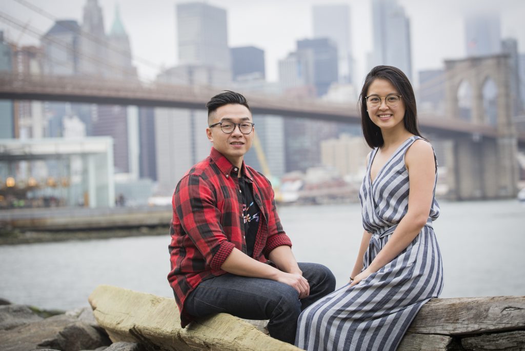 Photo Brooklyn Bridge Engagement Photography: Thanh and Stephanie