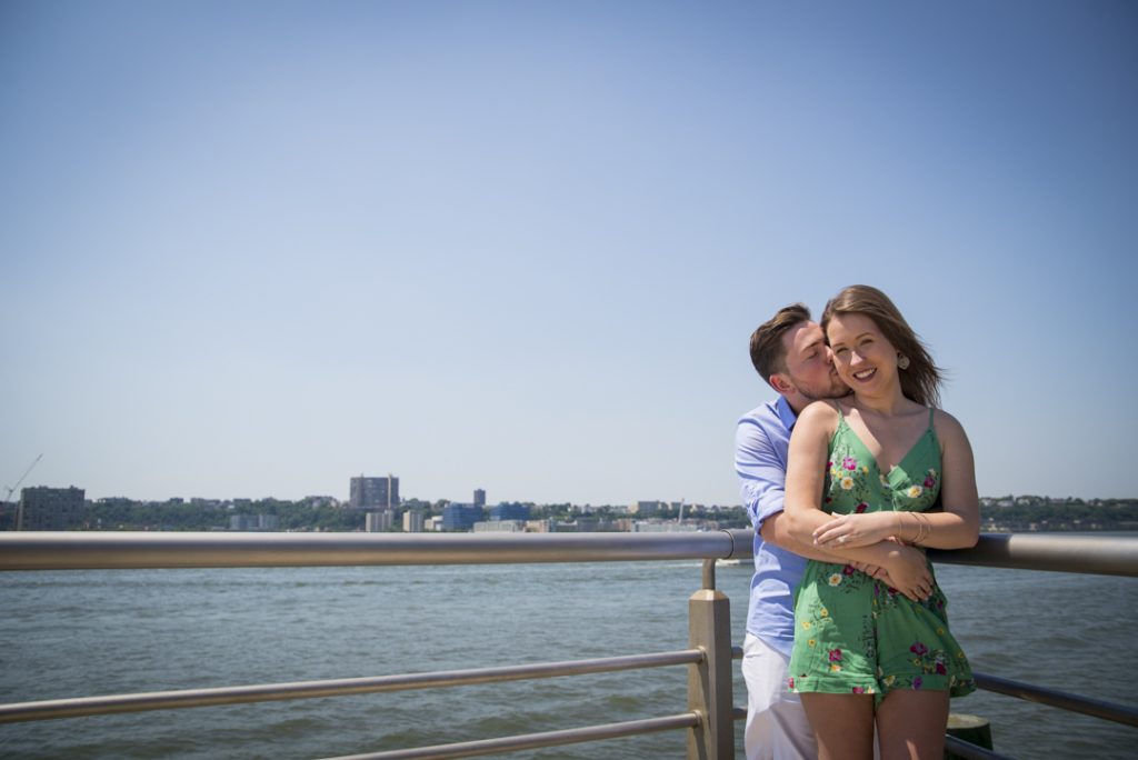 Photo Chelsea Piers Engagement Photography: Tom and Katie